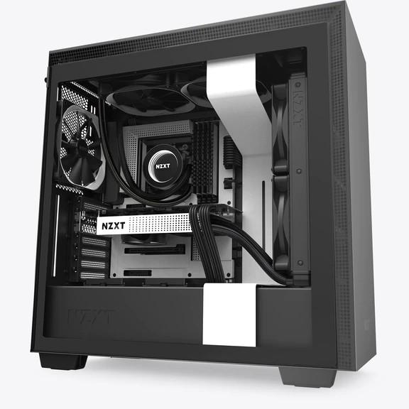 Vỏ Case Máy Tính NZXT H710 Màu Trắng Sần - Hàng Chính Hãng