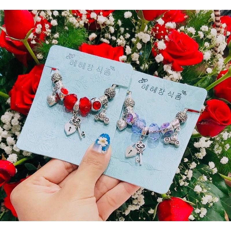 Lắc tay thời trang nữ mix charm