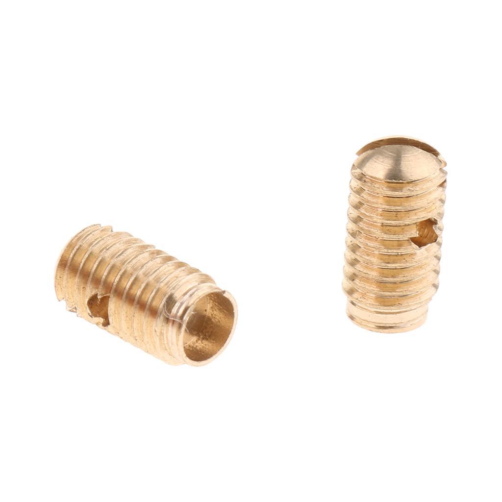 10pcs Saxophone Sax Adjust Screws for Alto Tenor Soprano Sax - Gold