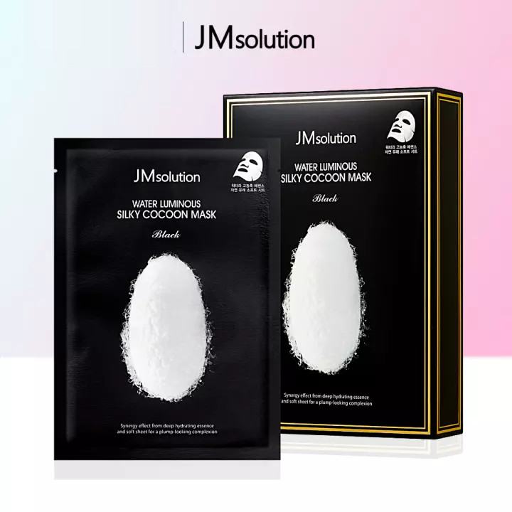 Mặt Nạ Kén Tằm Bạc Dưỡng Ẩm, Chống Lão Hoá Da JM Solution Water Luminous Silky Cocoon Mask 30ml