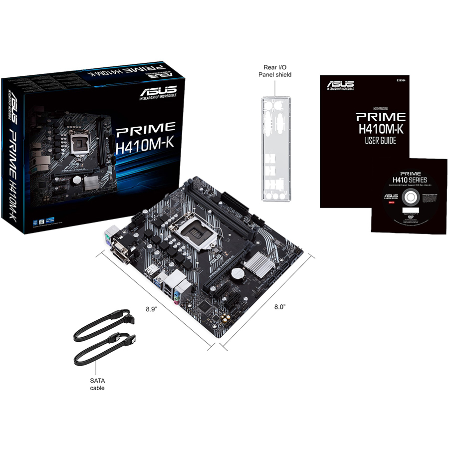 Bo Mạch Chủ Mainboard ASUS PRIME H410M-K - Hàng Chính Hãng