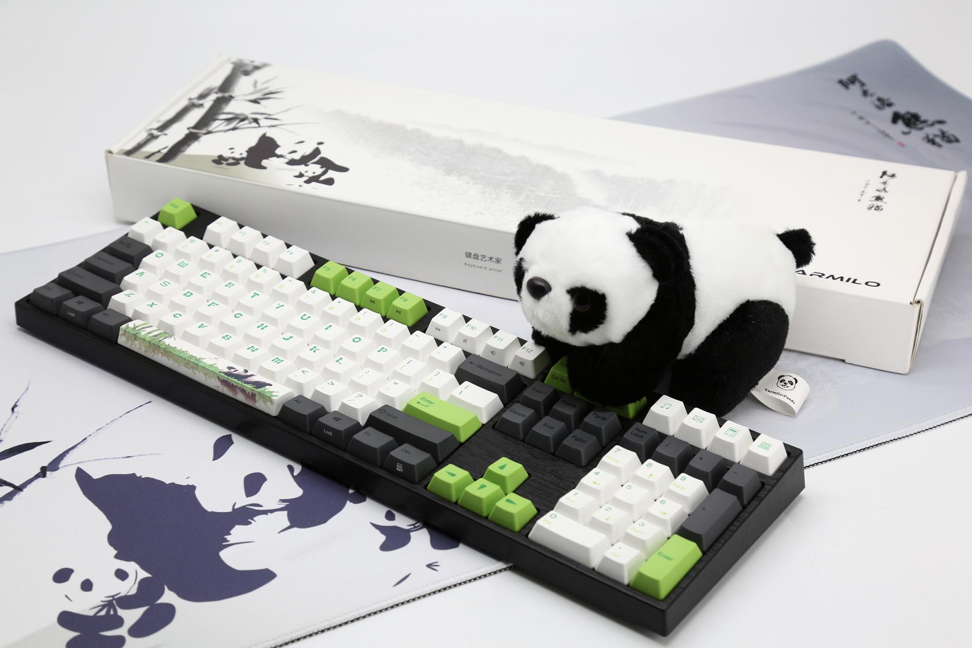 Bàn phím cơ Varmilo VA108M Panda Cherry Switch - Hàng Chính Hãng