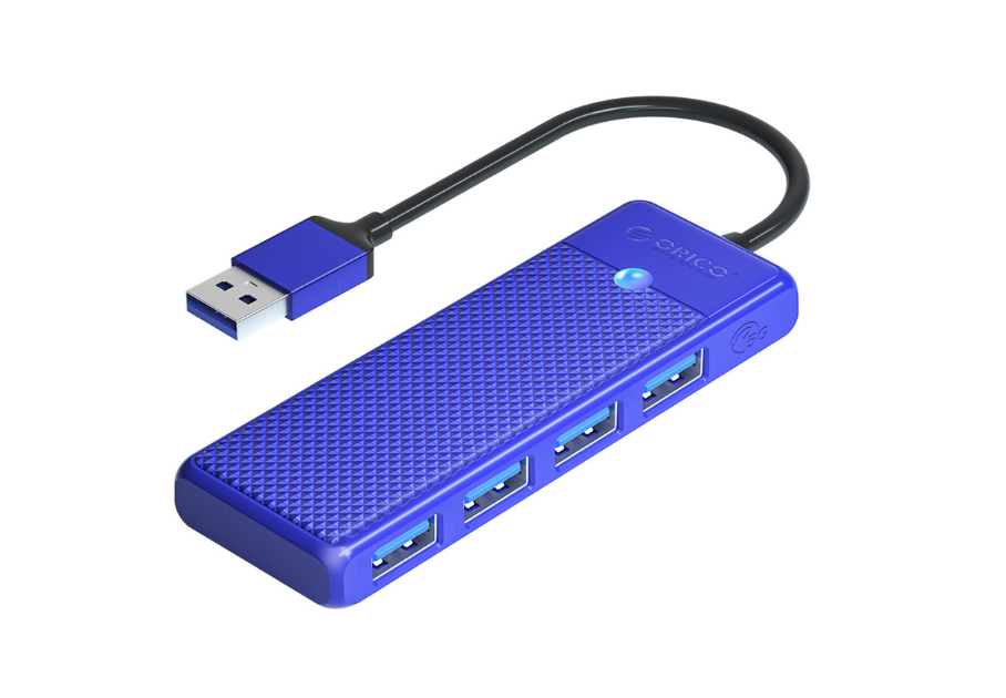 Bộ chia Hub USB ra 4 cổng USB 3.0 Orico PAPW4A-U3 - Hàng chính hãng