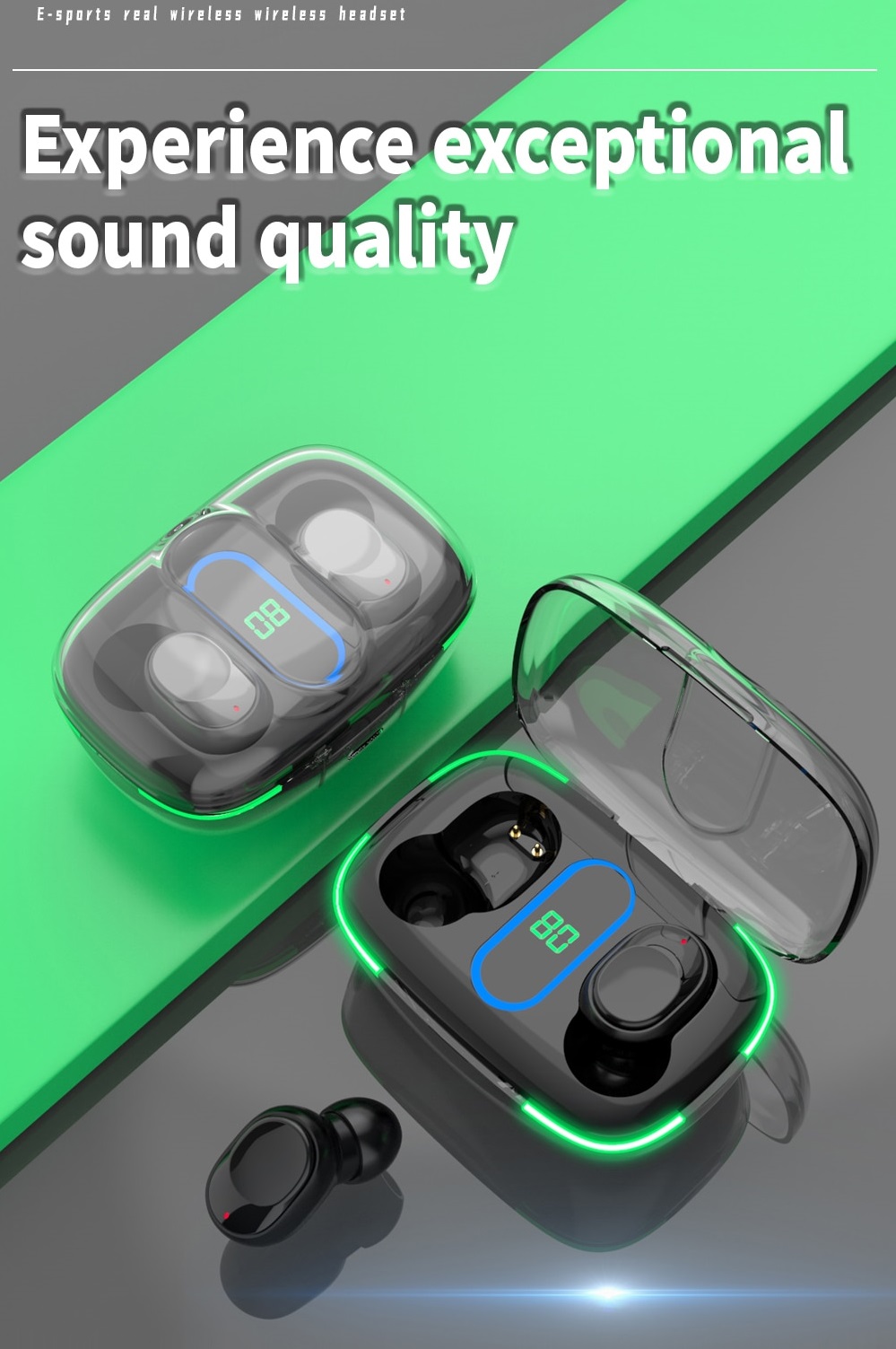 Tai Nghe Bluetooth Không Dây Nhét Tai Bluetooth 5.3 LT/Y PRO TWS True Wireless, Micro Ghi Âm, Cảm Ứng - Cho Điện Thoại, Laptop, Máy Tính Bàn, Máy Tính Bảng, Gaming - Hàng Chính Hãng