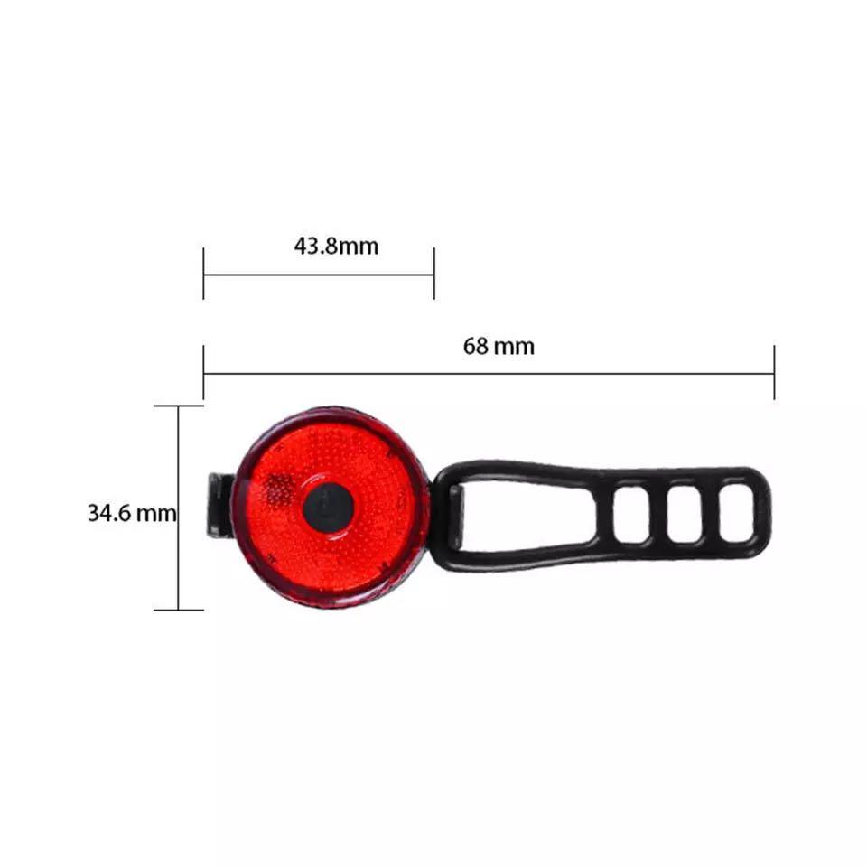 Đèn Gắn Đuôi Xe Đạp Cảnh Báo An Toàn Chống Nước Có Thể Sạc Lại Bằng Cổng USB