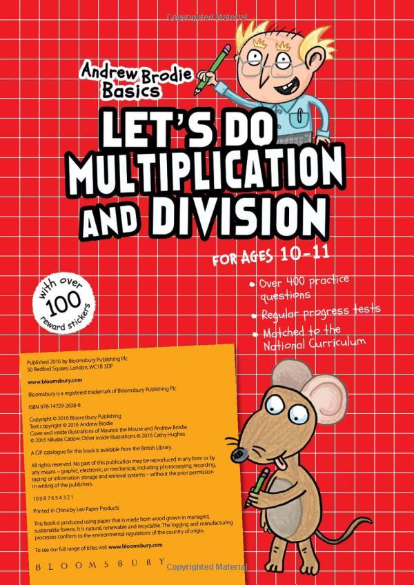 Let's Do Multiplication And Division 10-11