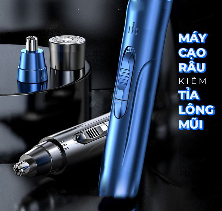 Máy cạo râu nam mini,Máy tỉa lông mũi pin sạc điện usb,hàng cao cấp, chống giật lông mũi,chống thấm nước tiện lợi cho nam