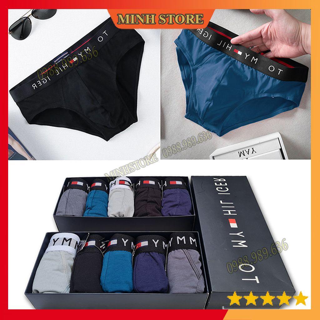 Quần lót nam thun lạnh tam giác, quần sịp nam co dãn 4 chiều cạp tối cao cấp SC05 (Che tên) - MS88