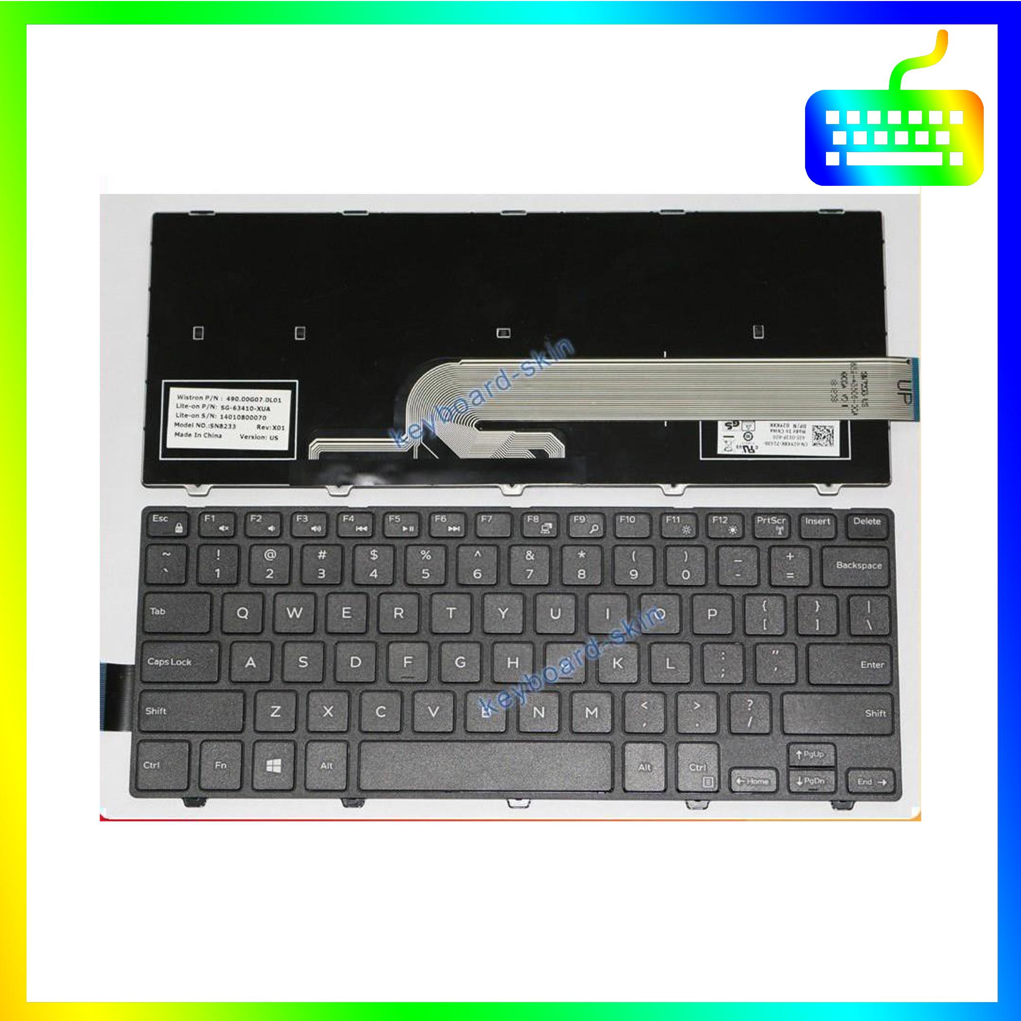Bàn phím dành cho laptop Dell Vostro 14 3468 14 3459 Có Led - Phím Zin - Hàng Chính Hãng