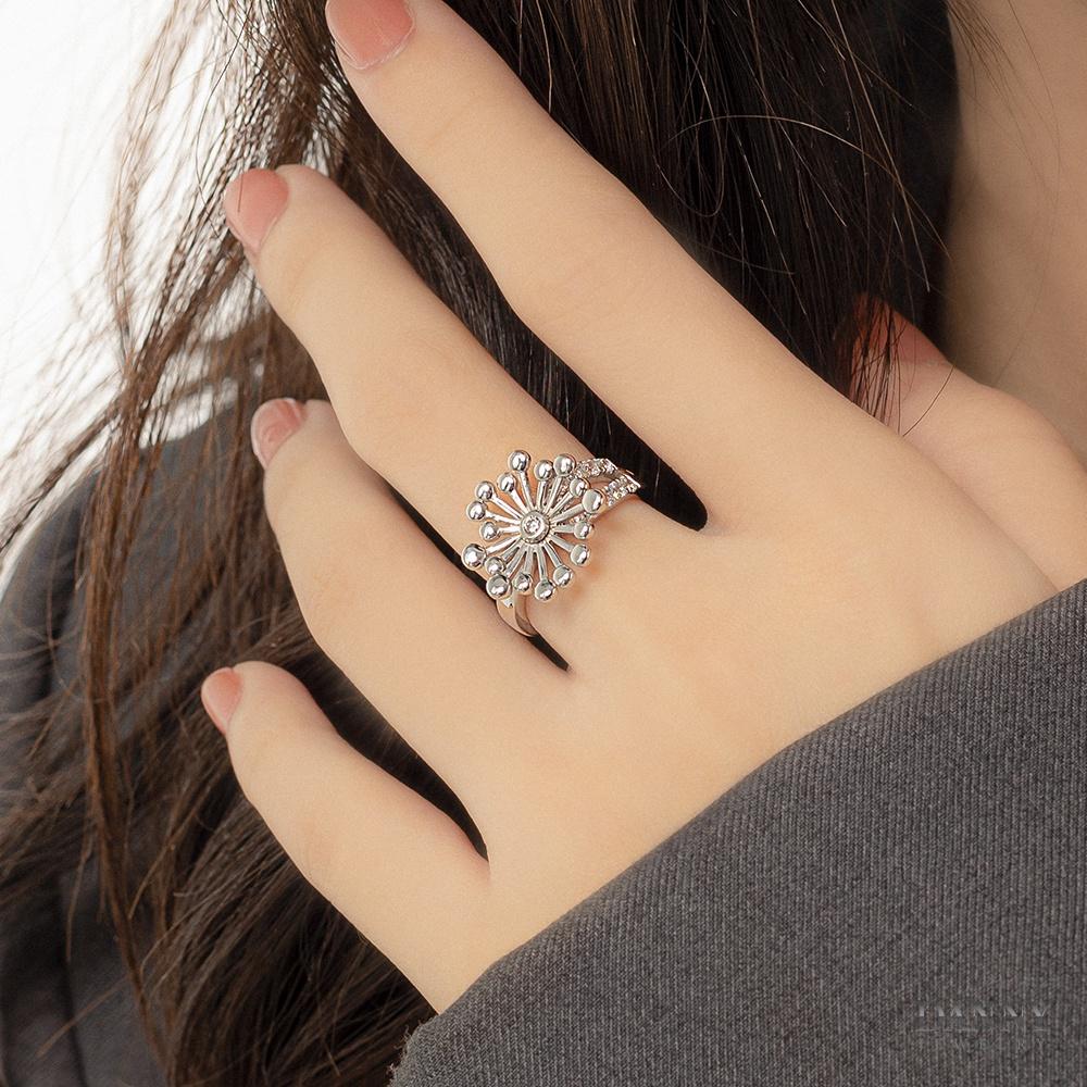 Nhẫn Nữ Bạc 925 Danny Jewelry Xi Bạch Kim Đính Đá CZ KI4GZ028 - Ni 12