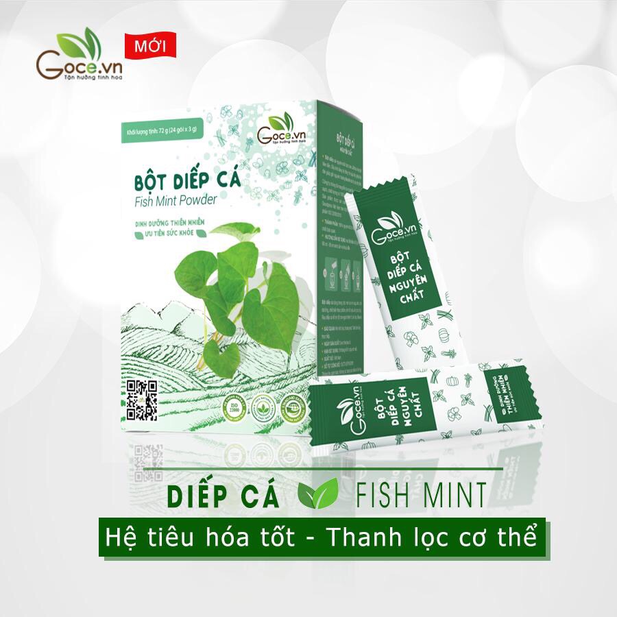 Bột diếp cá nguyên chất Goce - 72g (24 gói x 3g)