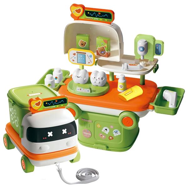 Đồ Chơi Xe Y Tế Lưu Động - Play House Medical Expert - Toys&amp;Joys HY-29 (27 Chi Tiết)