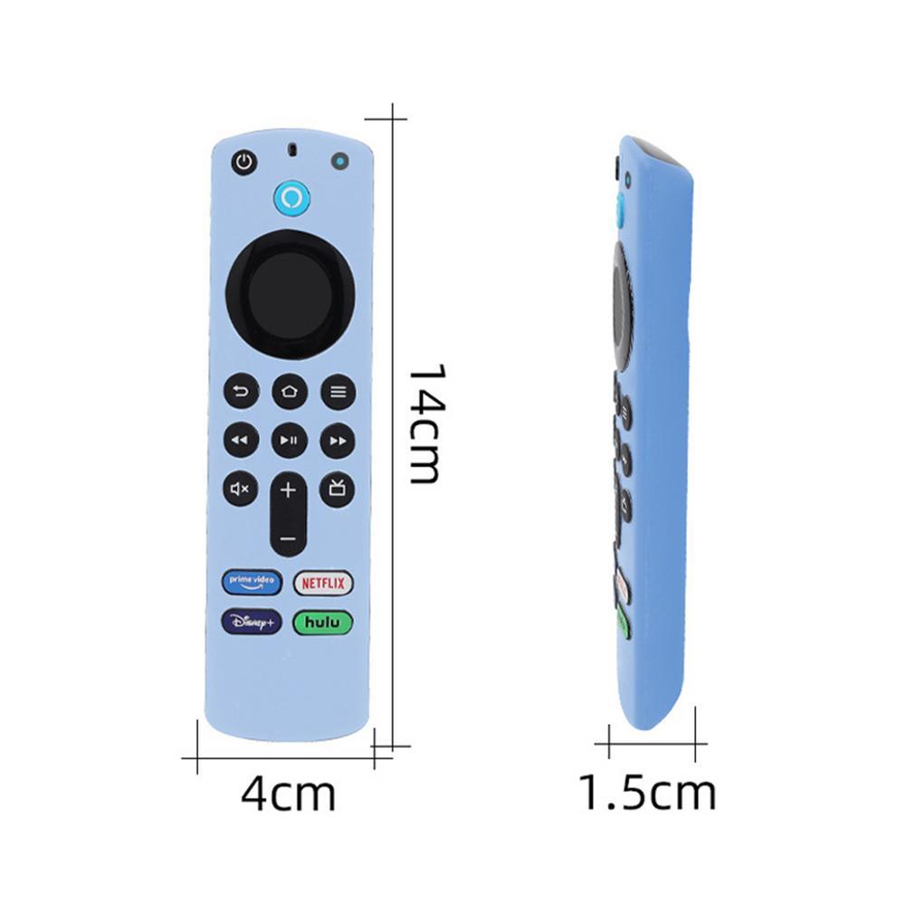 Bộ điều khiển từ xa bằng silicon không thấm nước bảo vệ bộ điều khiển điều khiển từ xa chống sốc cho Stick 4K 3RD
