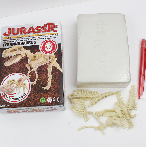 Bộ đồ chơi khai quật hoá thạch khủng long, đào kho báu hoá thạch khủng long cho bé