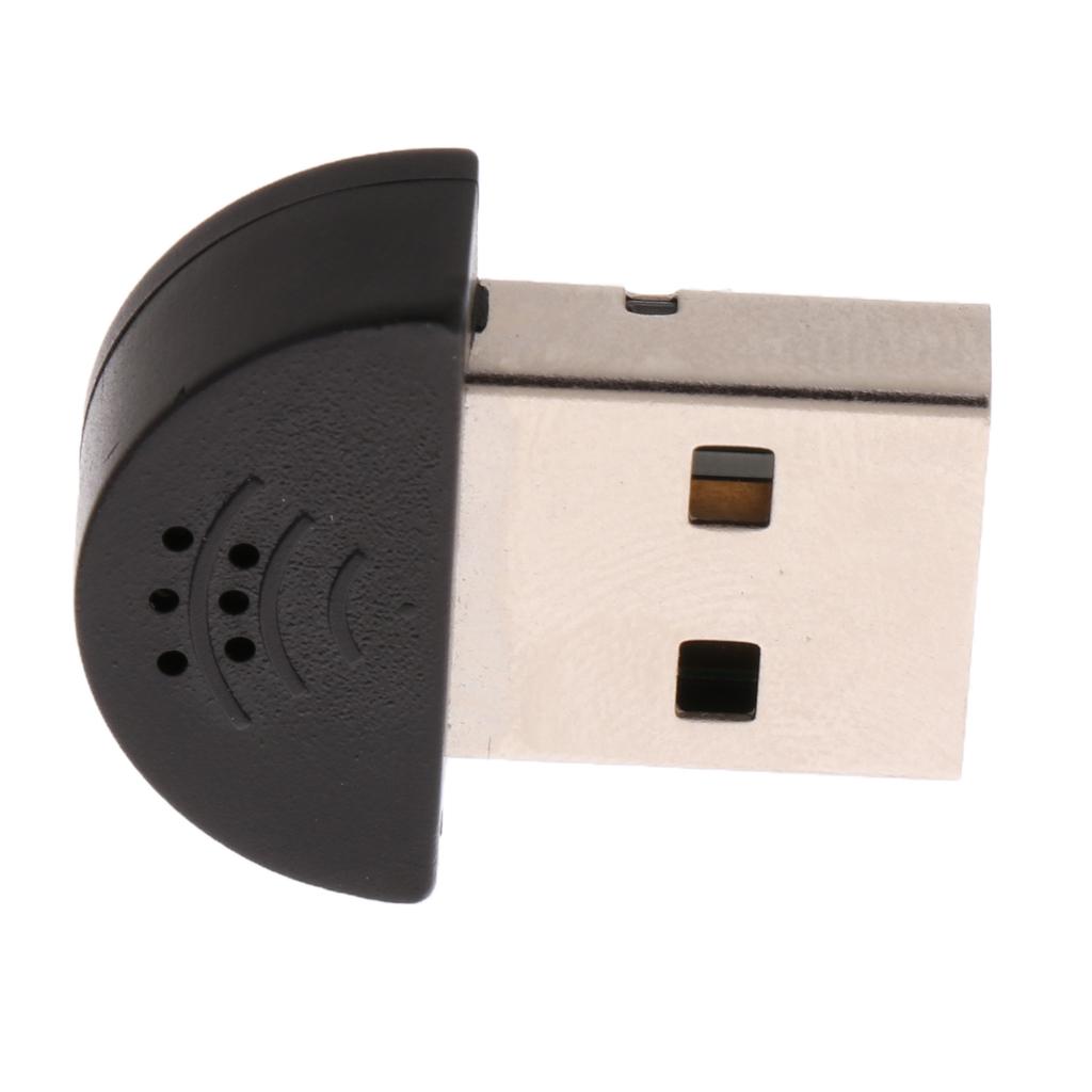 Super Mini USB2.0 Microphone Audio Receiver Mic for Laptop Voice Recognition