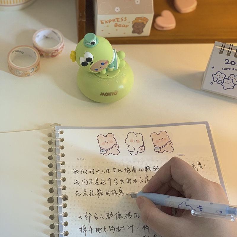 Đồng Hồ Báo Thức Mini Đa Năng Họa Tiết Hoạt Hình Xinh Xắn Dành Cho Học Sinh