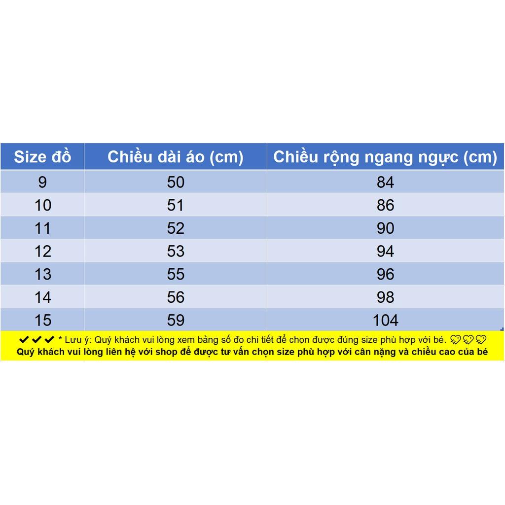 Áo khoác dù phối màu cho bé trai size đại