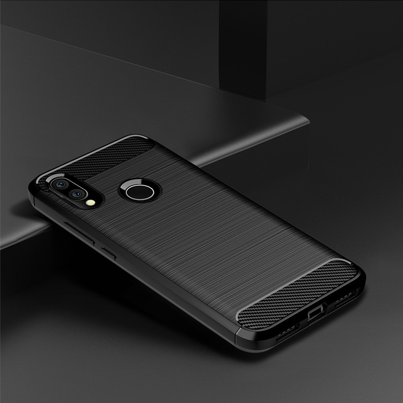Ốp Lưng Chống Sốc Vân Cabon Cho Điện Thoại Xiaomi Redmi 7