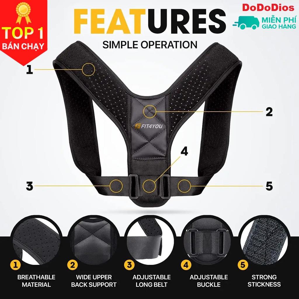 Hình ảnh Đai chống gù lưng Back Brace Posture Corrector - Chính hãng DoDoDios