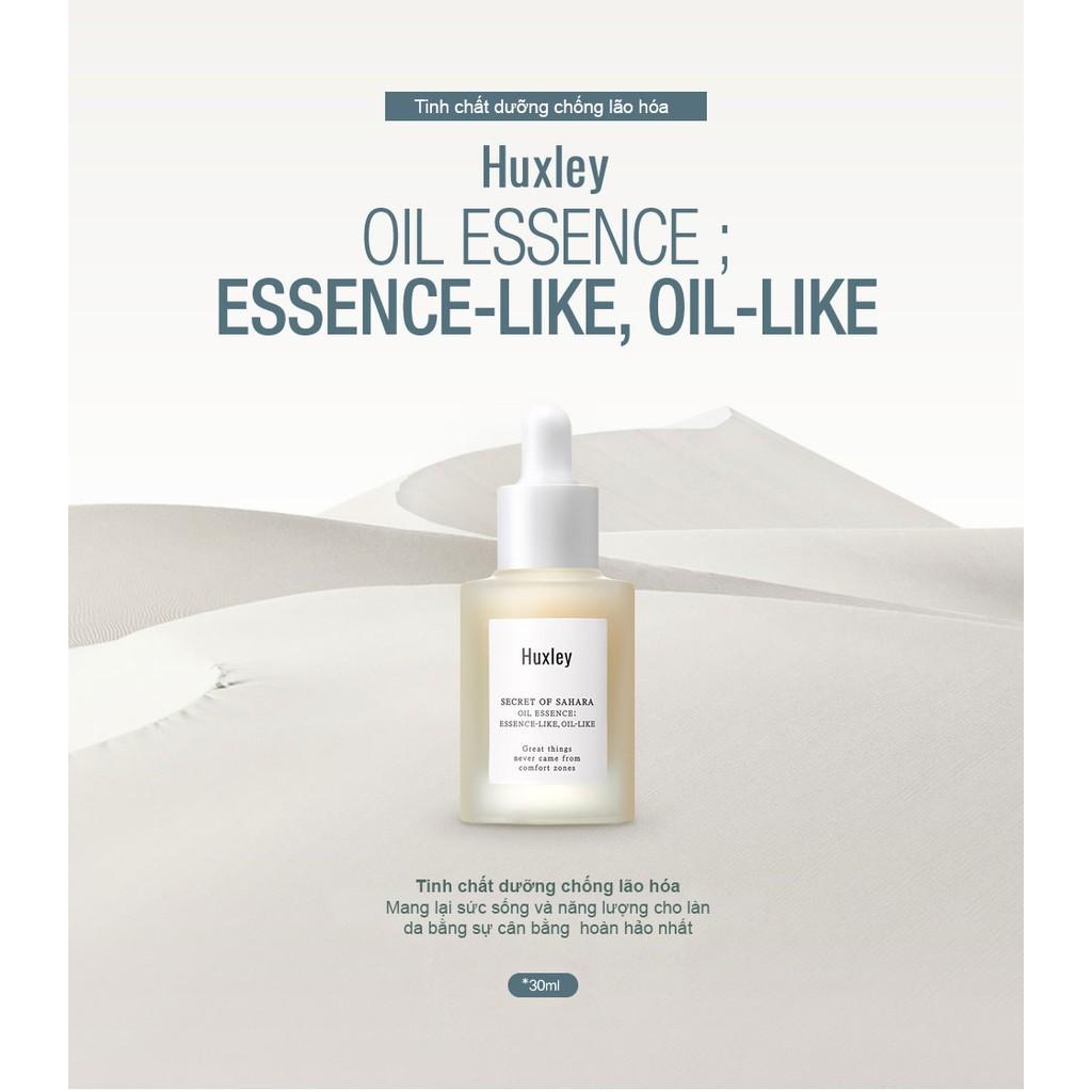 Tinh Chất Dưỡng Ẩm, Chống Lão Hoá Huxley Secret Of Sahara Oil Essence: Essence-Like, Oil-Like 30ml