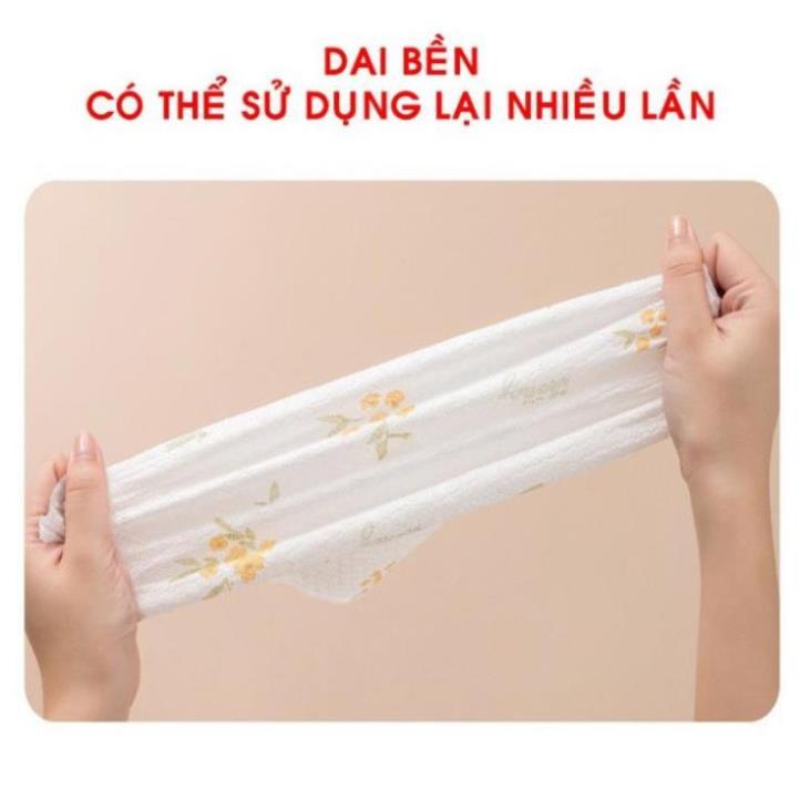 Cuộn giấy lau dầu mỡ - đa năng , 1 cuộn 50Tờ - Kích Thước 23 x 23 có thể giặt lại được - Cẩm Nhi store