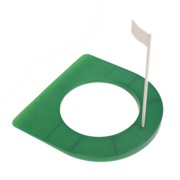 Rubber Putting Cup 4 1/4 "Hole with Flag Golf Regulation Size