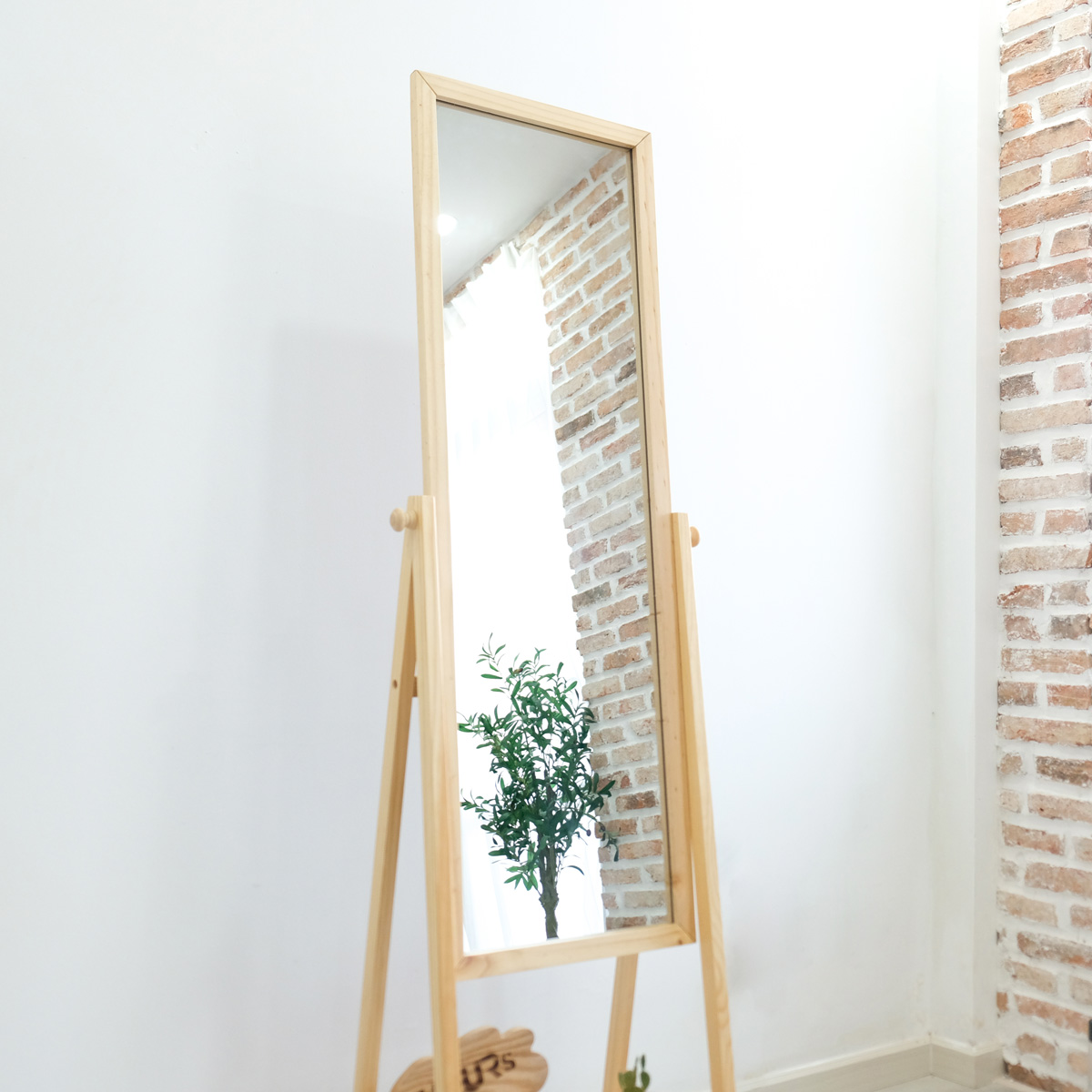 Gương Soi Toàn Thân BEYOURs Khung Gỗ Phối Kệ - Shelf-Mirror - Nội Thất Phòng Khách, Phòng Ngủ