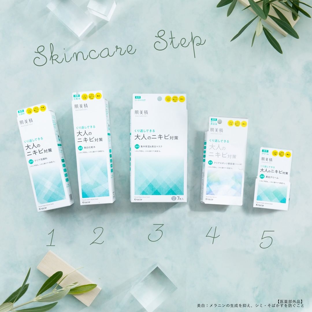 Mặt Nạ Dưỡng Da Mụn Kracie Hadabisei Facial Mask Acne Care
