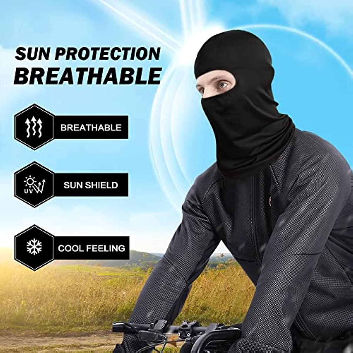 Ice Silk Balaclava Mặt nạ Mothable Motorcycle Fall Face Shield Windproof Dustproof chống chống nắng Mũ xe đạp hoang dã Color: Yellow