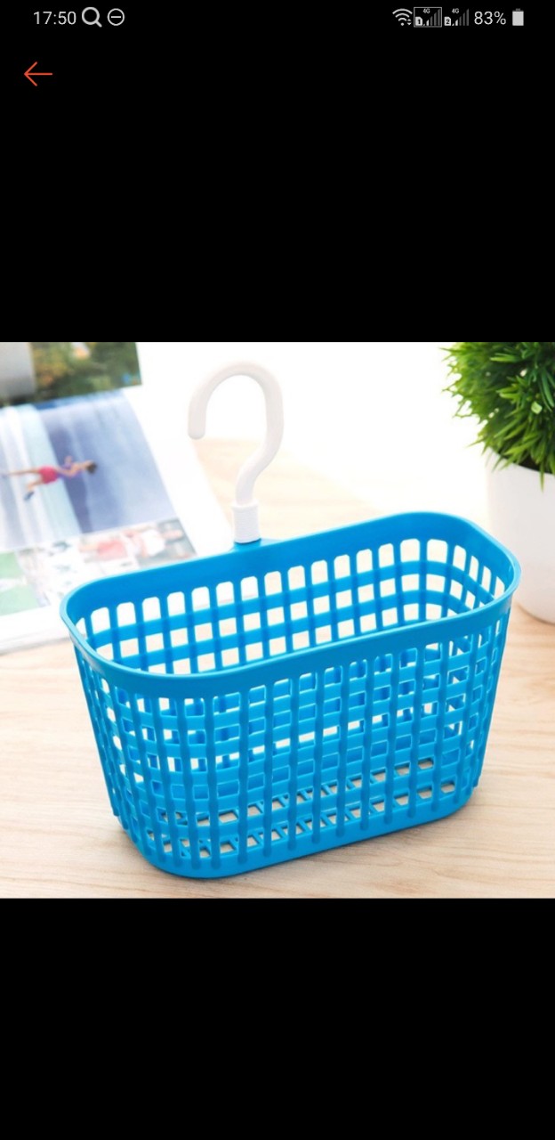 Giỏ nhựa móc câu tiện lợi
