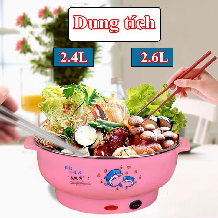 Nồi lẩu mini điện đường kính 24cm - 26 cm tiện dụng cho gia đình 01035 – 01036 Buôn Rẻ