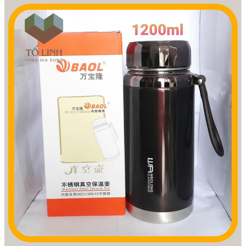 Bình Giữ Nhiệt Nóng Lạnh Inox 2 Lớp Cao Cấp Good HUYNA MART Dung Tích WL7-1000ml