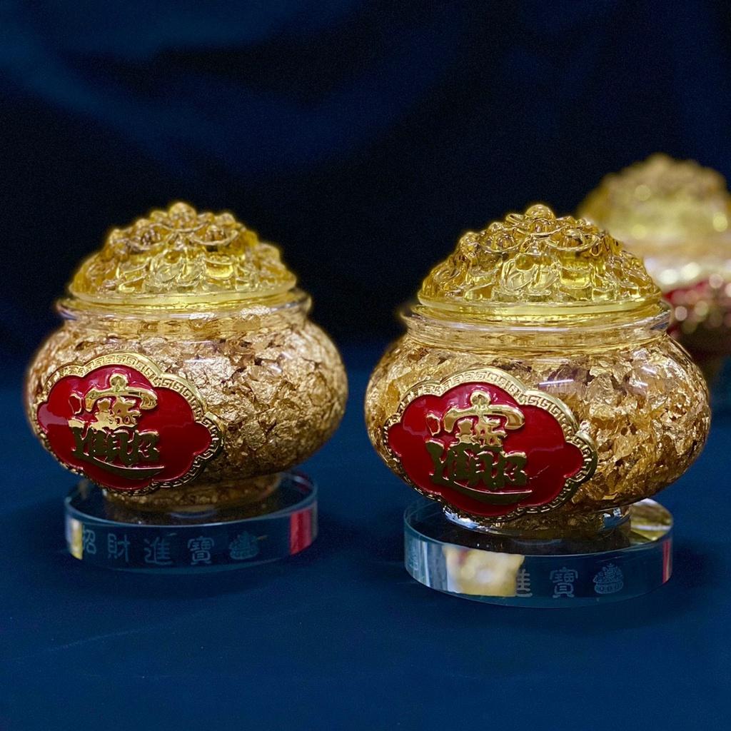 Bát Vàng Nước Phong Thủy , Bát Tụ Bảo, Bát Vàng Thần Tài - cao 10cm & 12cm