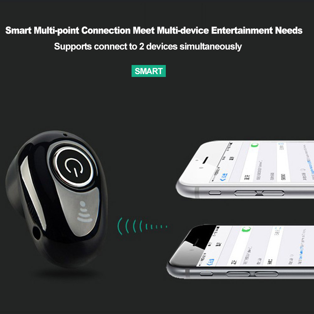 Tai Nghe Nhét Tai Bluetooth 4.1 S650 4g Âm Thanh Nổi Cho Điện Thoại Thông Minh