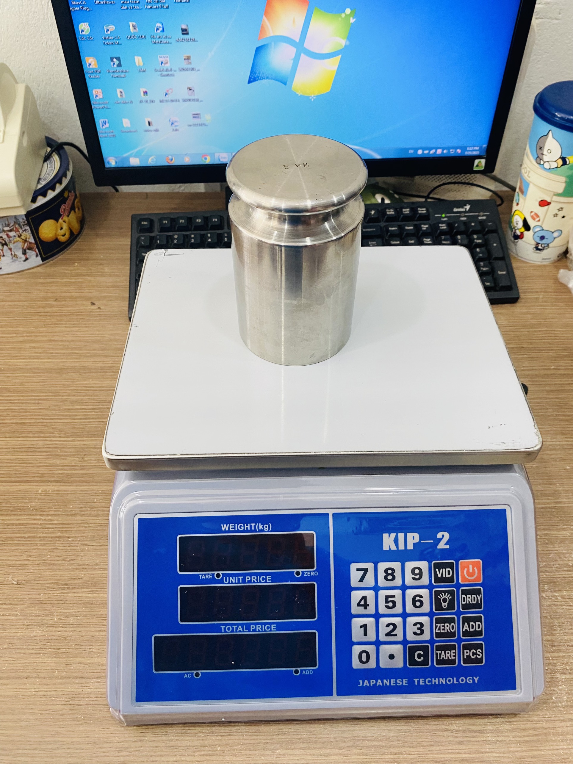 Cân điện tử tính tiền CHỐNG NƯỚC 30kg KIP-2