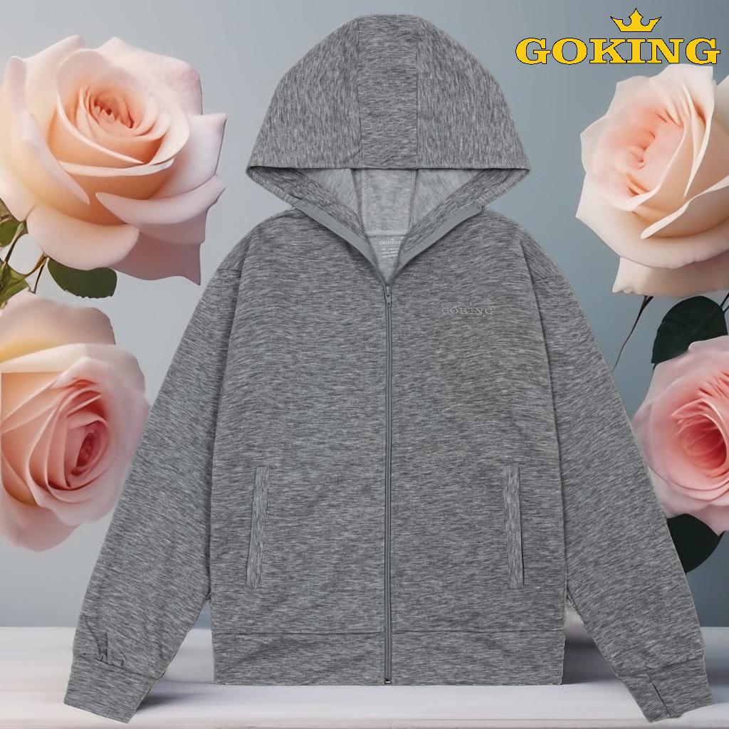 Áo khoác da cá GOKING 6 túi, form unisex cho nữ nam, trẻ em. Chống lạnh, giữ ấm, chống nắng, chống tia UV. Hàng hiệu vnxk