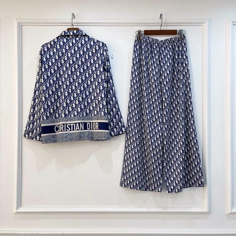 Bộ Pyjama Lụa Latin cao cấp cổ vét sang chảnh