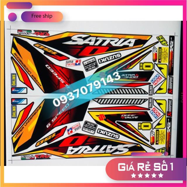 Tem rời dành cho xe Satria Fi 150.