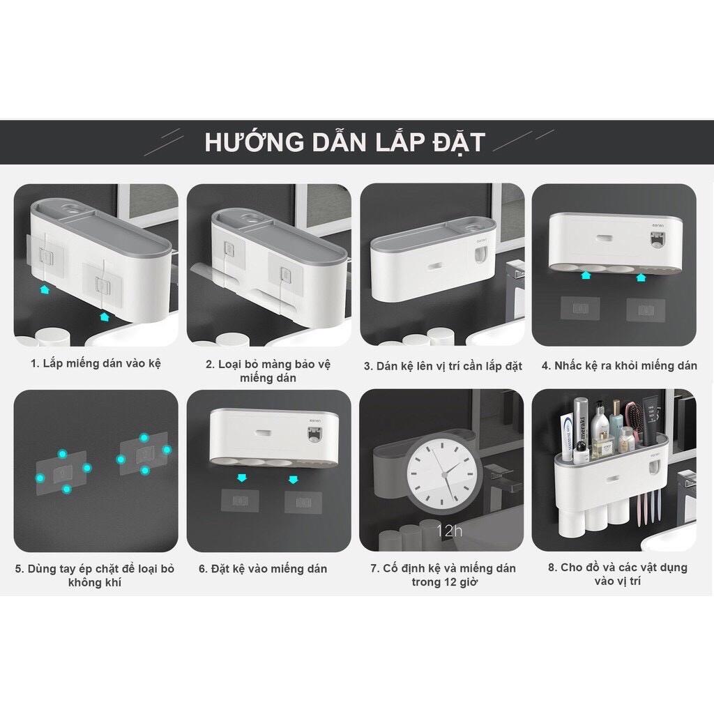 Kệ nhà tắm dán tường thông minh