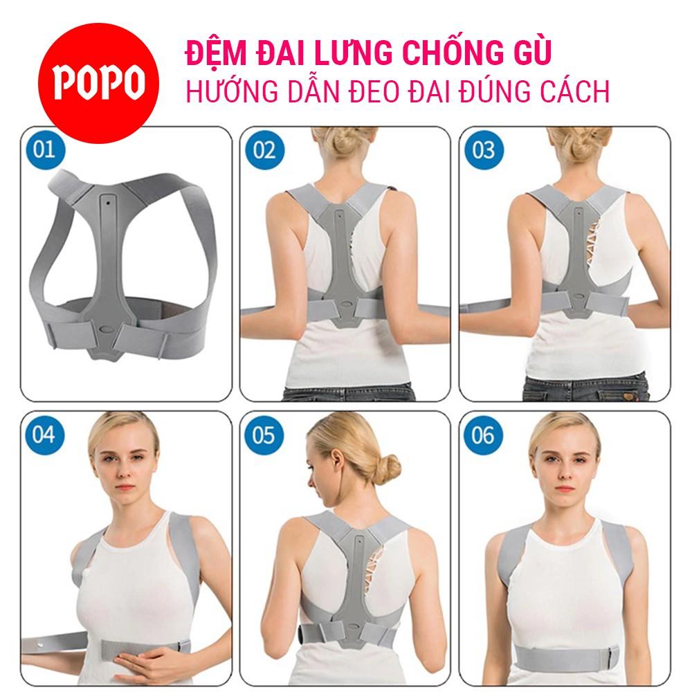 Đai chống gù lưng người lớn SPORTY chính hãng hỗ trợ chỉnh tư thế cho nam và nữ