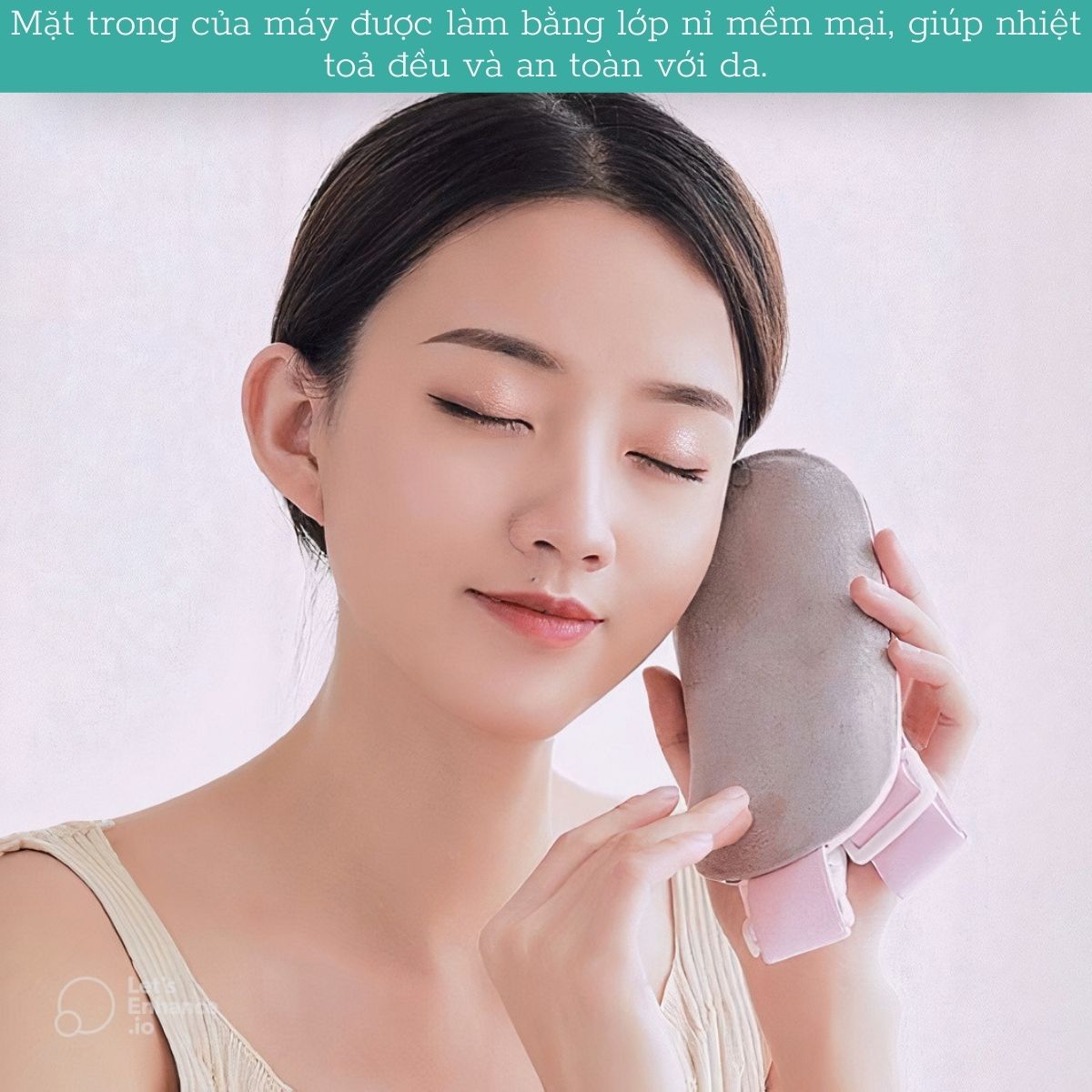 Máy Massage Bụng Giảm Đau Bụng Laneva SWB01, Đai Massage Bụng Cao Cấp, Tặng Kèm Massage Cổ.