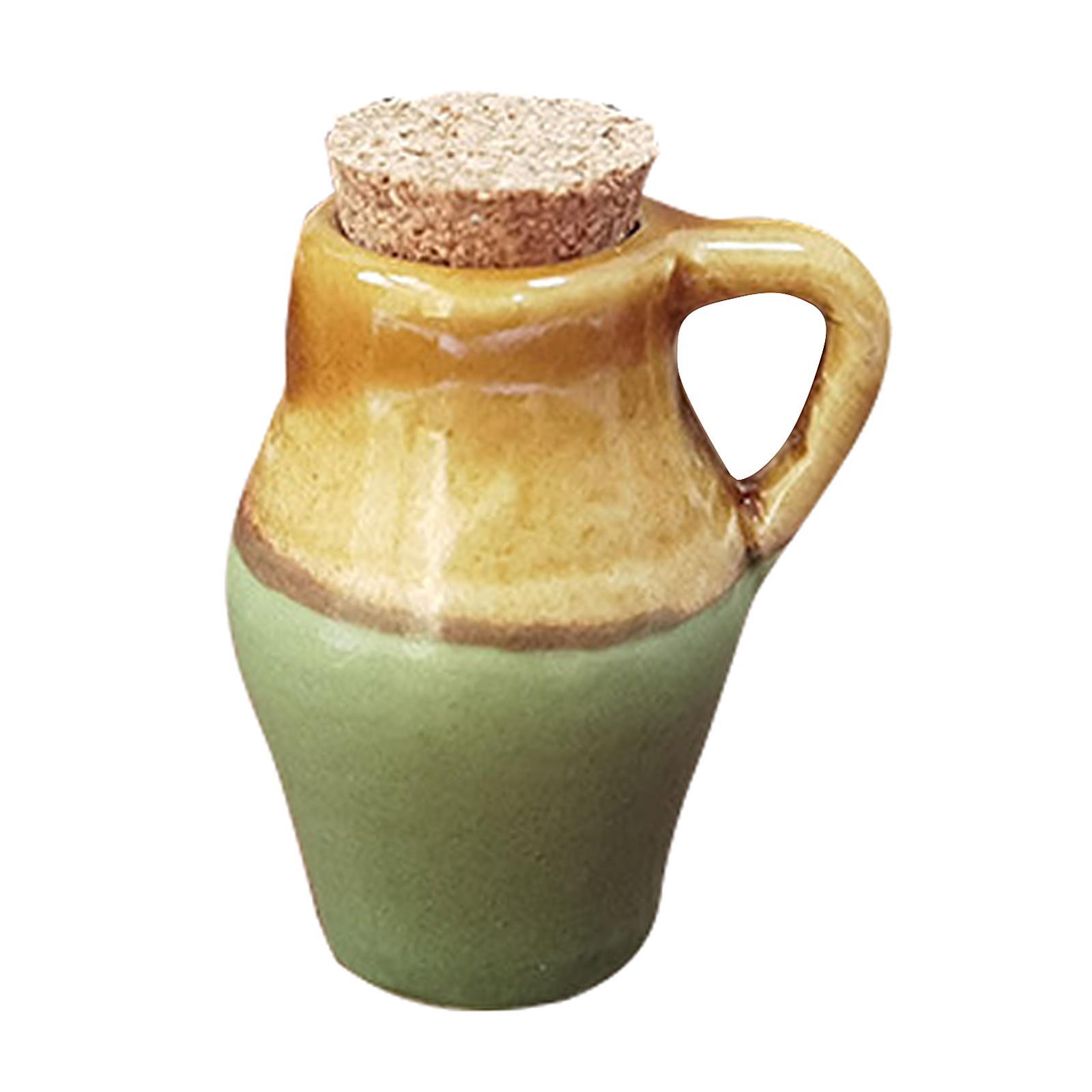 1/12 Dolls House Miniature Ceramics Pots Seasoning Jar 3.6cm