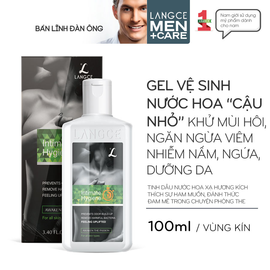 GEL VỆ SINH VÙNG KÍN NƯỚC HOA ĐÁNH THỨC ĐAM MÊ 100ml LANGCE dành cho Nam