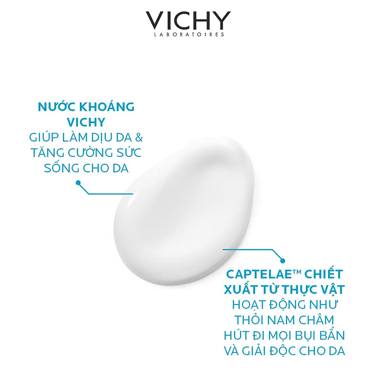 Sữa Rửa Mặt Tẩy Trang 3 Tác Dụng VICHY Purete Thermale One Step Cleanser (3 In 1) 100ml - TẶNG MÓC KHÓA