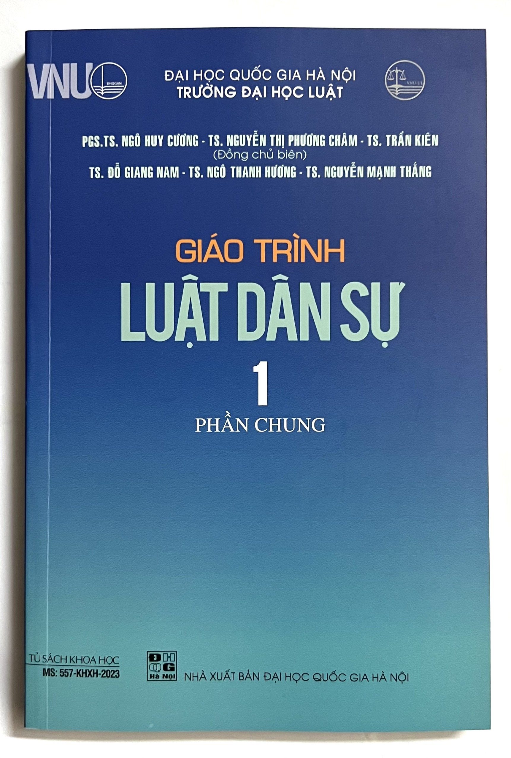 Sách Giáo Trình Luật Dân Sự 1 (Phần Chung)