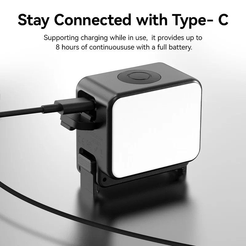 Đèn LED Chống Nước IPX5 5600K Cho DJI Osmo Action 4 / 3 &amp; Pocket 3 - Ulanzi LM18 - Hàng Nhập Khẩu
