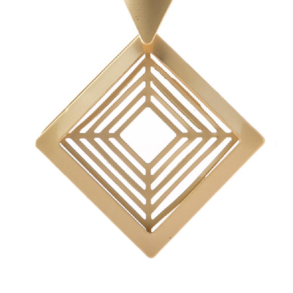 Ladies Alloy Dangle Earrings Chunky Drop Earrings Wedding Jewelry Golden