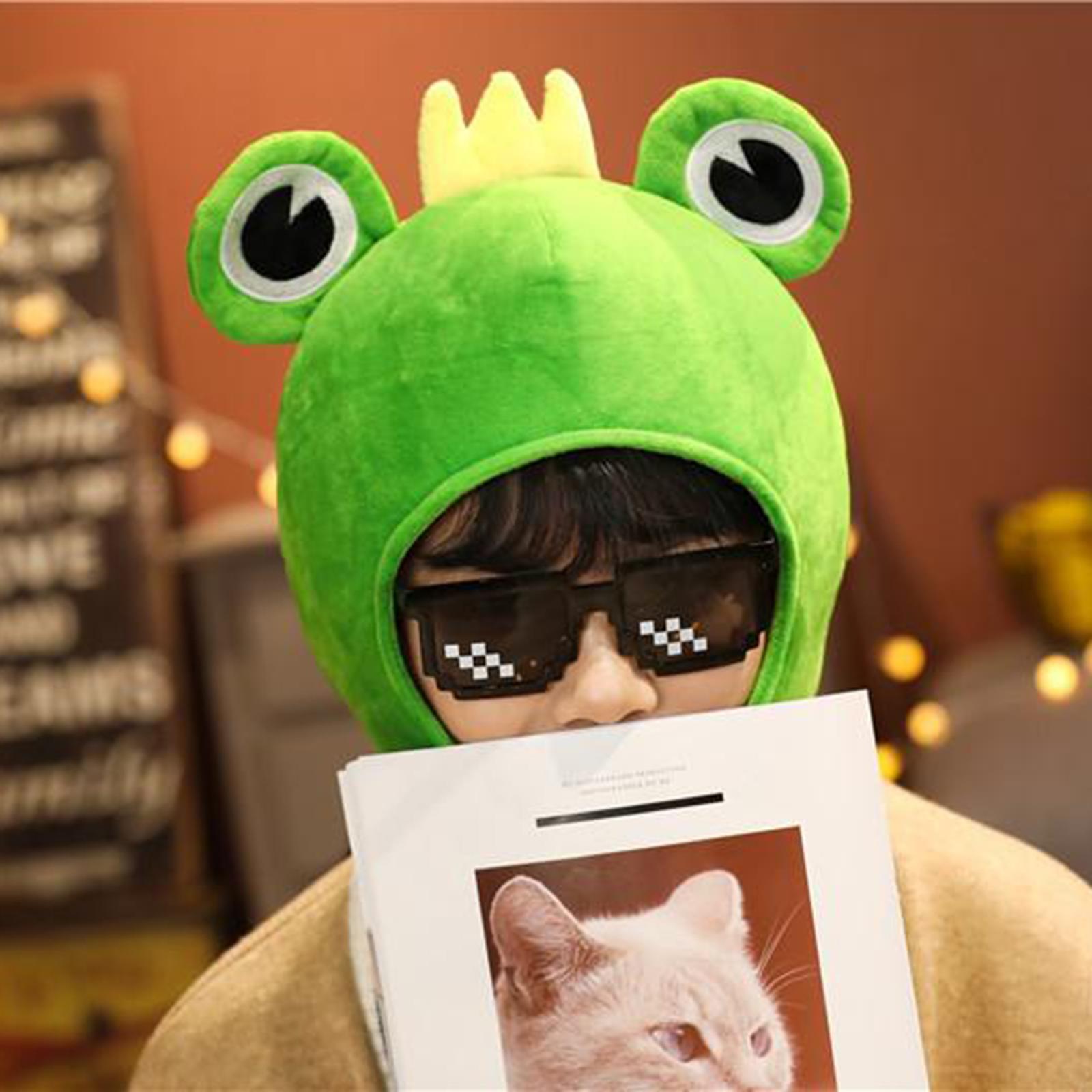 Women Men Plush Animal Hat   Headwear Funny Novelty Plush Hat Photo Props