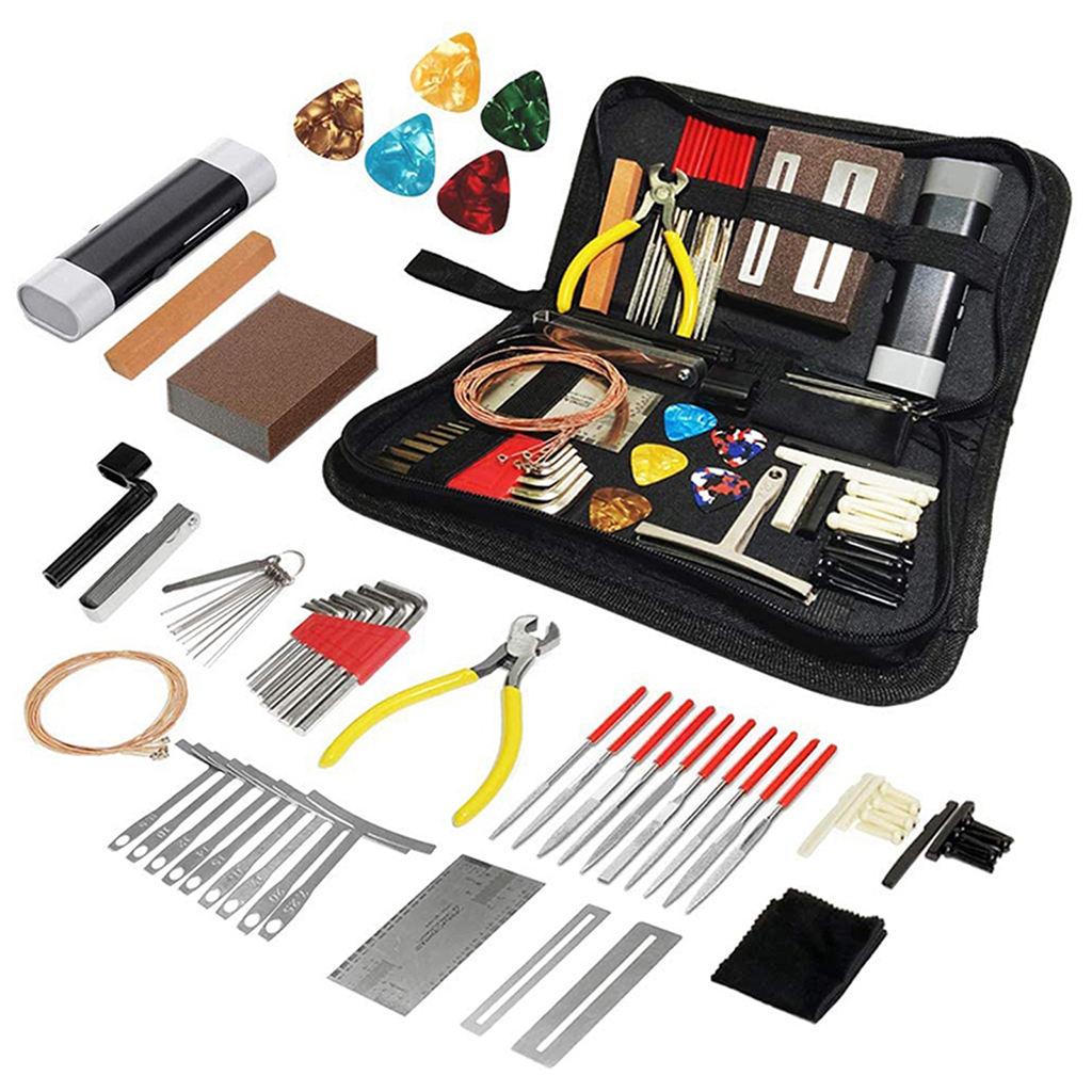 1set Compact Guitar Repair Tools Kit Maintenance Tool Kit Maintenance Set