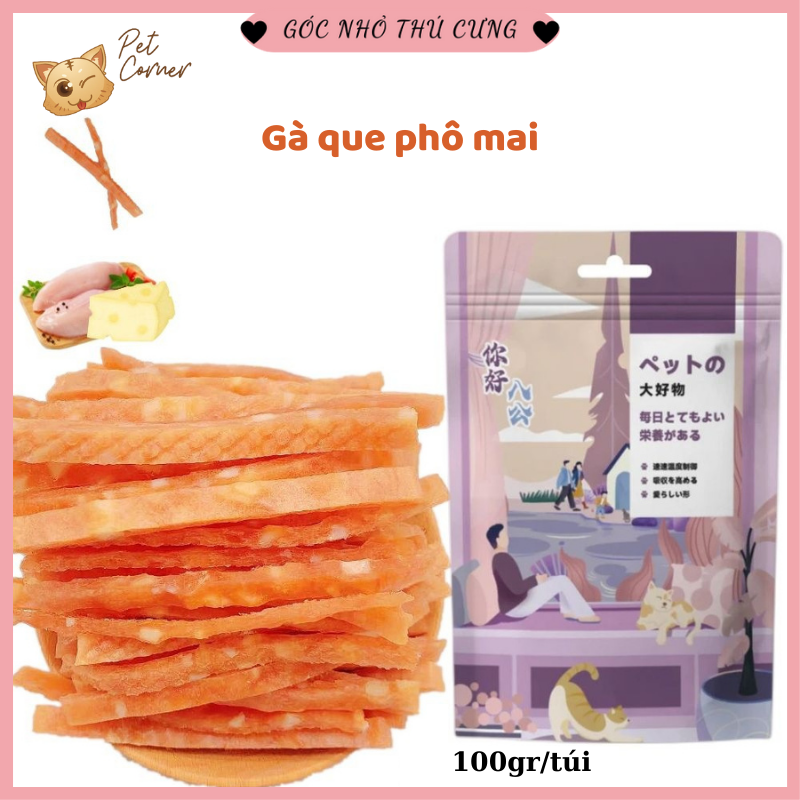 Bánh thưởng phô mai béo ngậy, giàu dinh dưỡng cho thú cưng